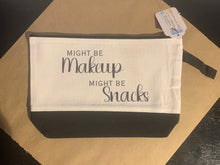 Load image into Gallery viewer, Canvas make up bag