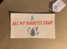 Load image into Gallery viewer, Canvas zipper pouch