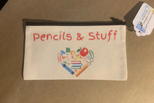Load image into Gallery viewer, Canvas zipper pouch