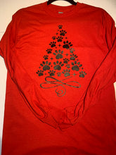 Load image into Gallery viewer, Paw Print Christmas Tree
