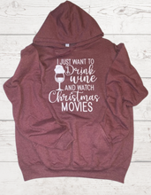 Load image into Gallery viewer, Wine and Christmas Movies