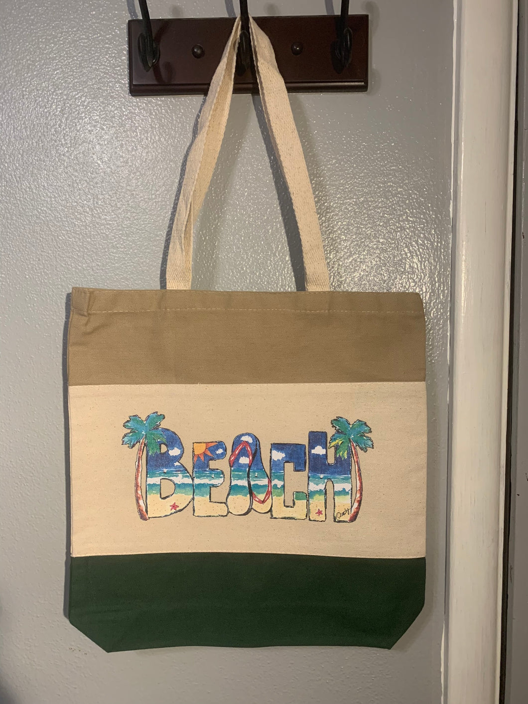 Tri-Color Tote Bag