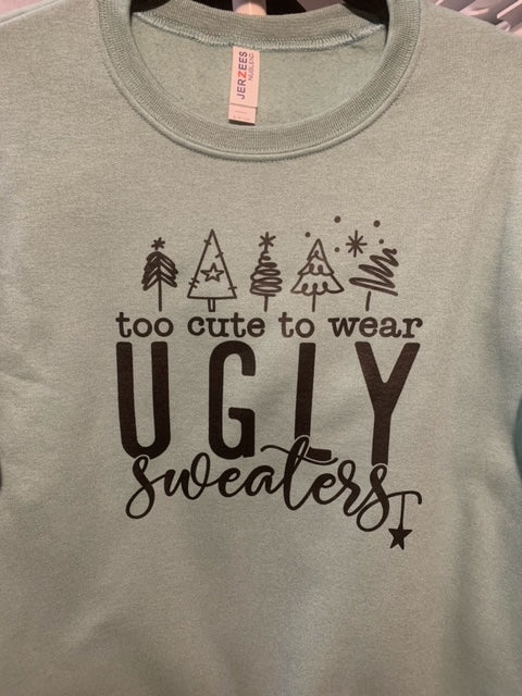 Too cute to wear ugly sweaters