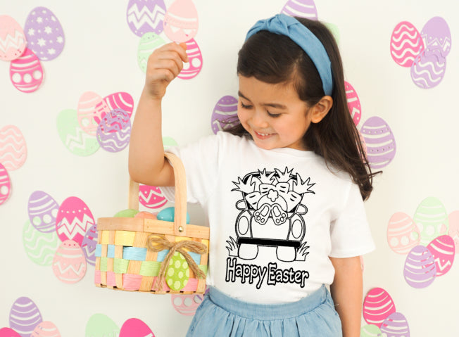 Easter Truck Coloring - Childrens